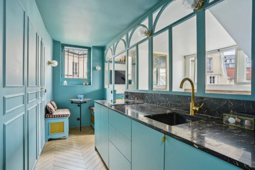 A sumptuous 20 m² studio apartment, nestled in the heart of one of Paris's most exclusive districts, completely refurbished