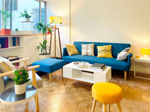 Peaceful XXL 1BR in the center of Marais/Bastille