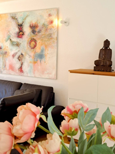 Art apartment with roof terrace and flair, quiet, close to Frankfurt - Gallery - 24