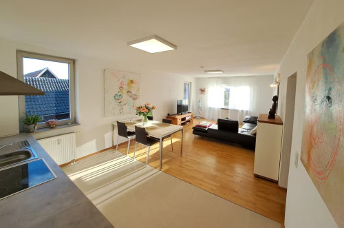 Art apartment with roof terrace and flair, quiet, close to Frankfurt - Gallery - 25