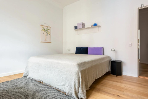 Snug double bedroom in the Nørrebro district
