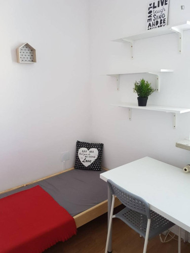 Comfy single bedroom near Kabaty metro station