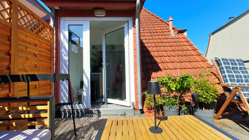 Old town apartment with roof terrace (Wismar)