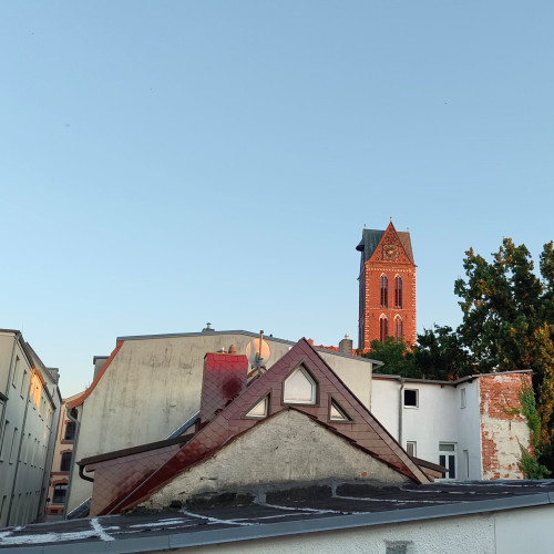 Old town apartment with roof terrace (Wismar)