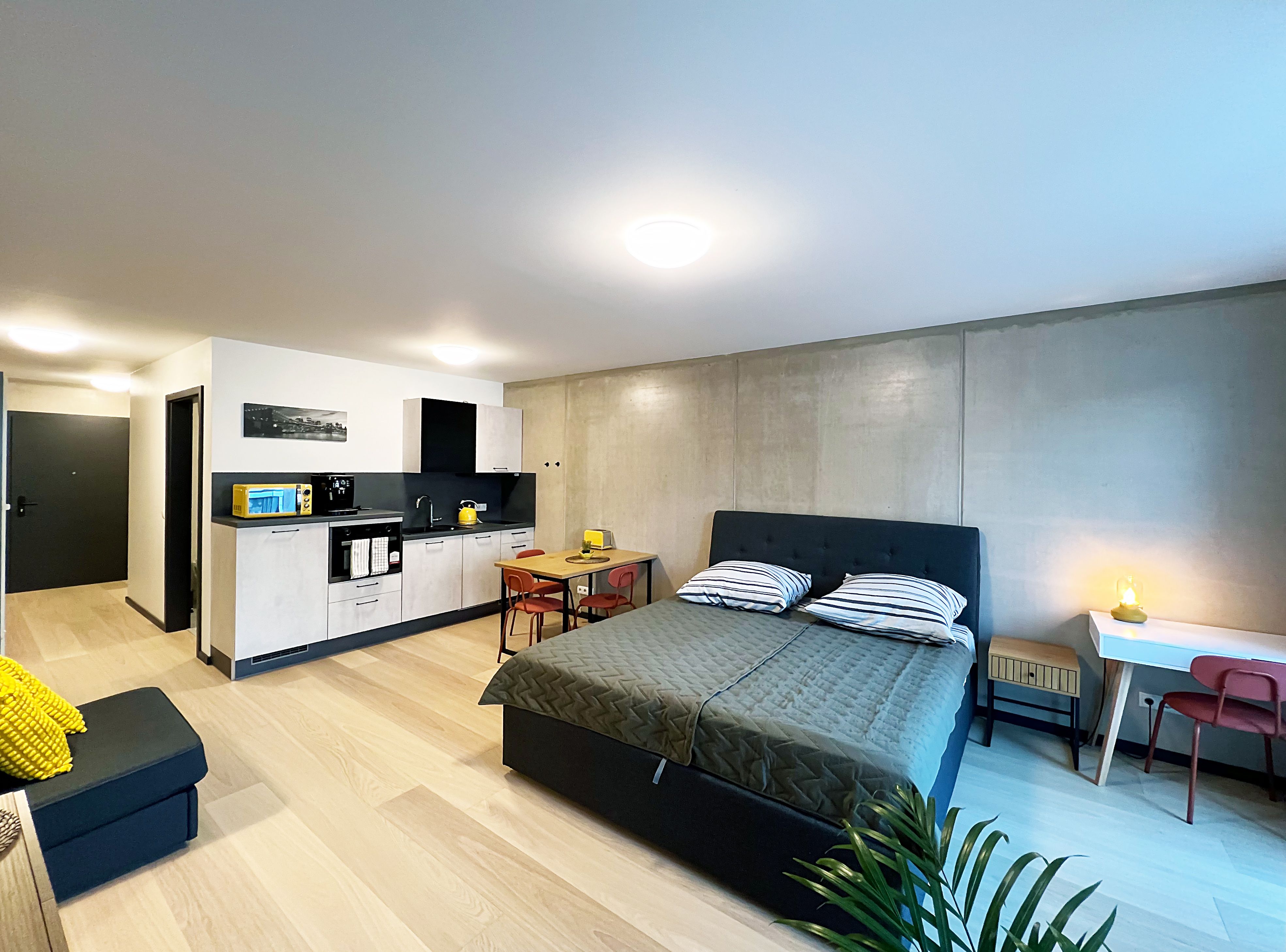 Design Apartment With Balcony, Workspace, Parking, And EV Charging Station - Design Apartment with Balcony, Workspace, Parking, and EV Charging Station - Gallery - 16