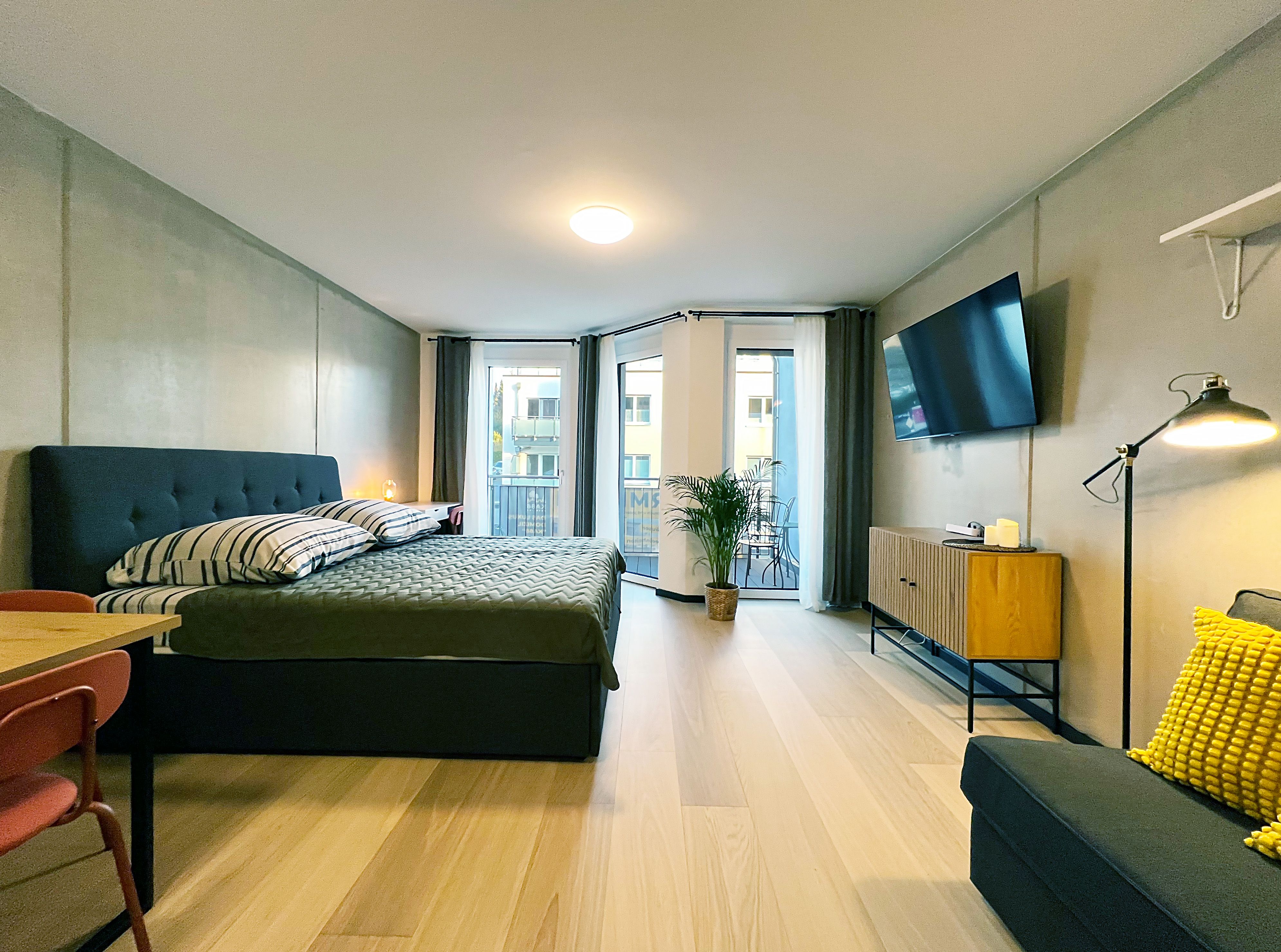 Design Apartment With Balcony, Workspace, Parking, And EV Charging Station - Design Apartment with Balcony, Workspace, Parking, and EV Charging Station - Gallery - 18