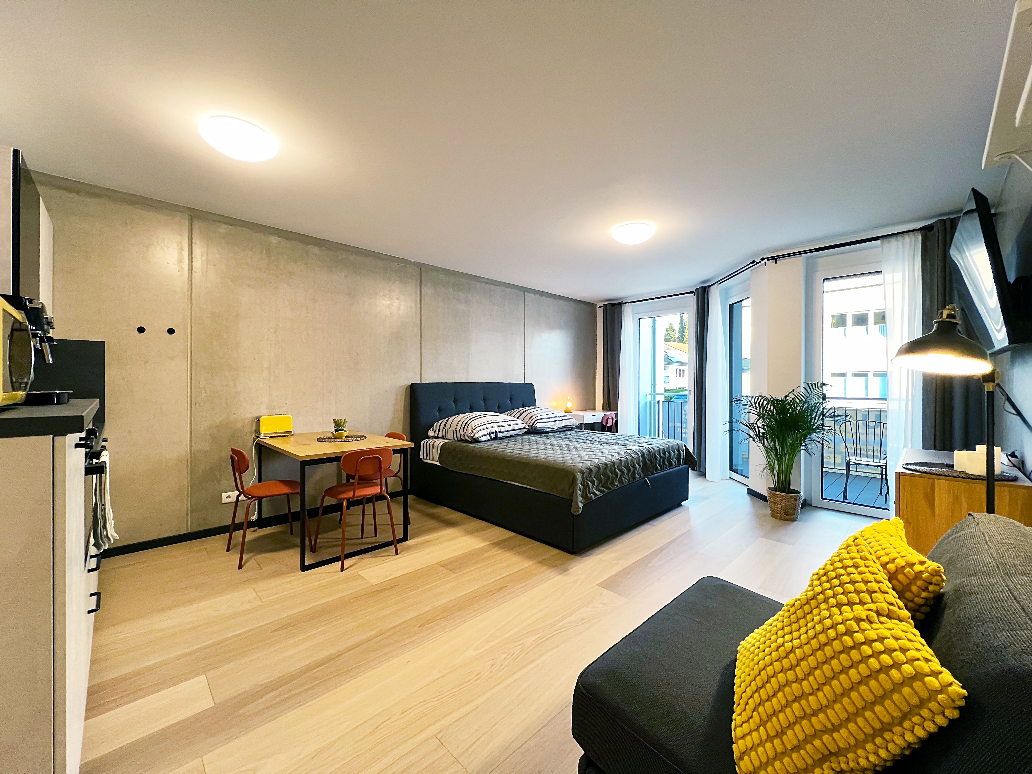 Design Apartment With Balcony, Workspace, Parking, And EV Charging Station - Design Apartment with Balcony, Workspace, Parking, and EV Charging Station - Gallery - 18