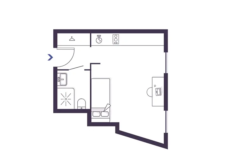  Accessible Deluxe Studio  -  Yugo Florentia Living Firenze  - Gallery -  3