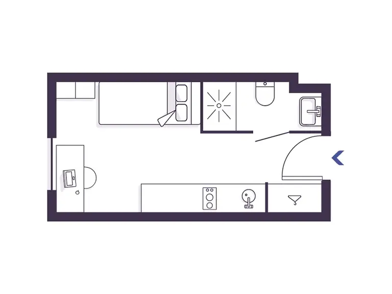  Classic Studio Courtyard View  -  Yugo Florentia Living Firenze  - Gallery -  3