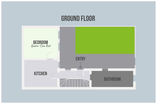 peaceful heaven for humans and dogs with terrace and full equiqment