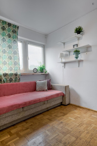 Spacious single bedroom near Młociny metro