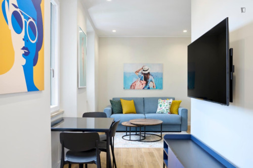 Elegant 1-bedroom apartment in Gianicolense