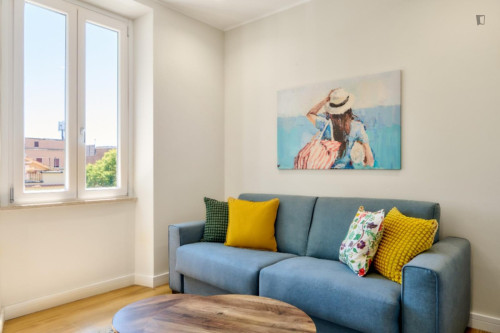 Elegant 1-bedroom apartment in Gianicolense