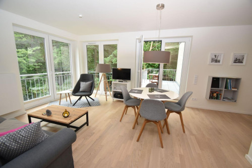 fewo1846 - Smucke Utkiek / Comfortable 2 room apartment with balcony and lake view