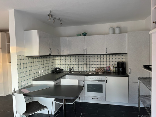 Stylish, furnished apartment with balcony and fitted kitchen near the lake