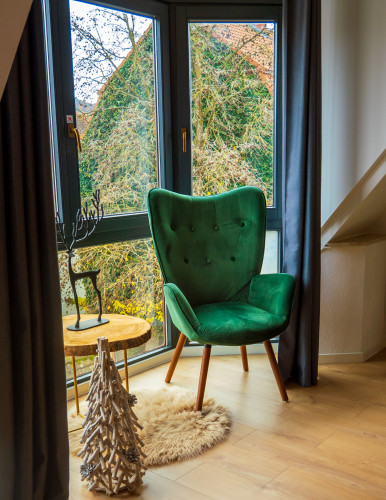 Business-Apartment AMAO-Stays I 90sqm I center I maisonette I roof terrace I king-size box spring beds