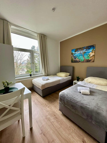 Apartments with 3 bedrooms and 2 bathrooms centrally located in Neumünster - Gallery - 15