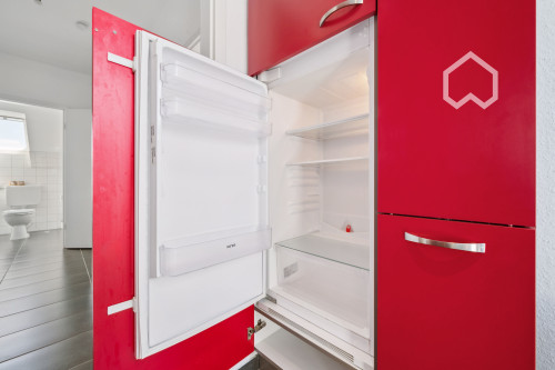 Stylish furnished 2-room apartment in Düsseldorf-Unterbilk with cleaning & parking option