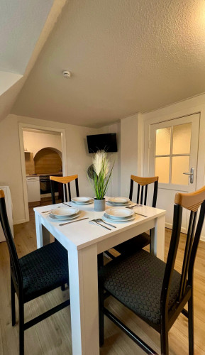 Modern Top-Floor Apartment for up to 4 People in Neumünster