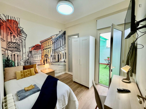 Delightful double bedroom with WC inside in La Magdalena
