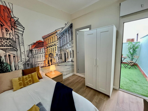 Delightful double bedroom with WC inside in La Magdalena