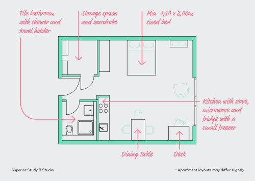 Perfect Studio student apartment in Tübingen - Gallery - 16
