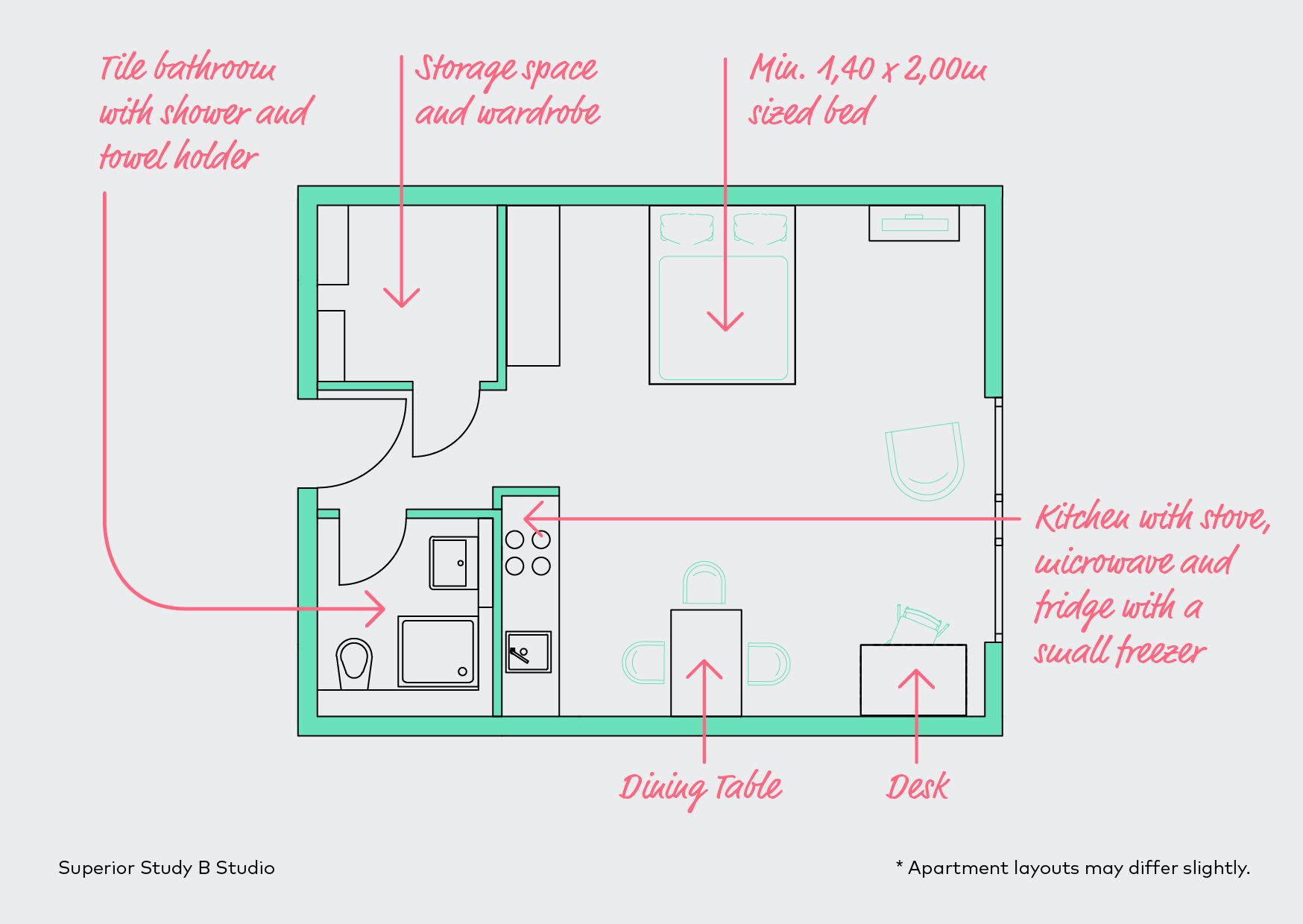 Perfect Studio Student Apartment In Tübingen - 1
