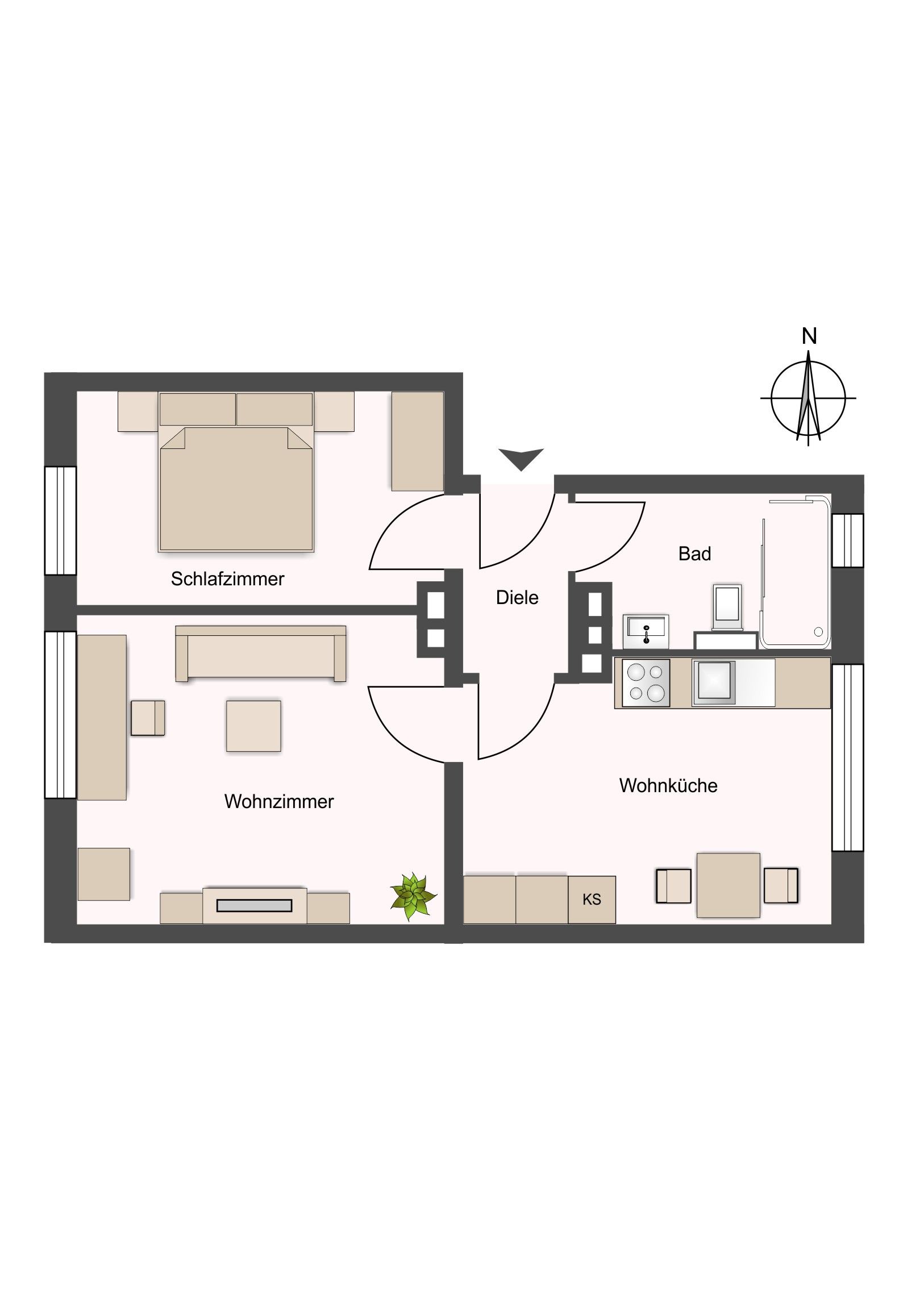 Fashionable Apartment With Old Building Charm - Fashionable apartment with old building charm - Gallery - 2