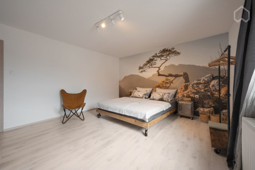 Newly renovated apartment in central location of Oberhausen with parking space