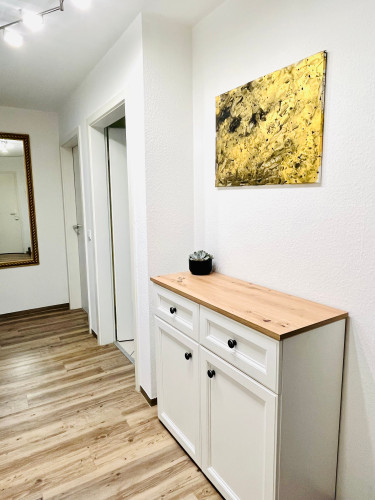 Modern 3 room apartment with balcony, WiFi, kitchen & smart TV - Gallery - 10