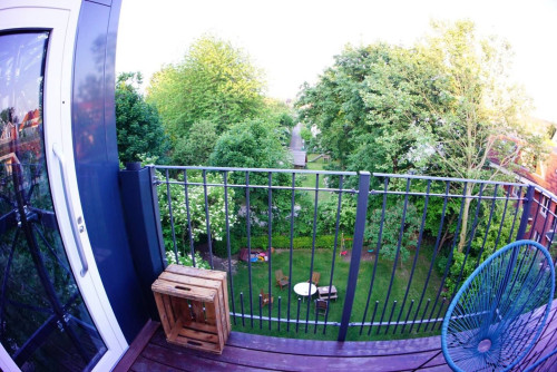 Beautiful central attic apartment in Wilhelminian style city villa