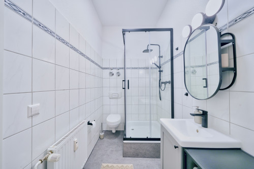 SudenburgNest: Modern, studio apartment in Magdeburg including box spring bed, Netflix and washing machine  - Gallery -  5