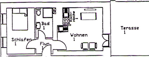Super Apartment #1 + own terrace + near Aachen