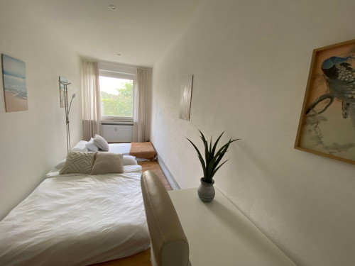 Corporate-standard housing with private garden.
