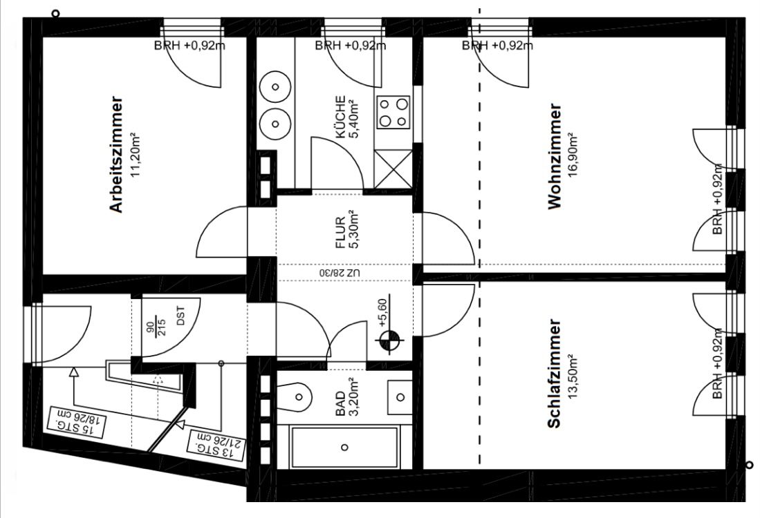  Top Furnished 3-Room Flat, 60m2, Troisdorf Centre, 5 Min Walk To The Train Station  -  Top furnished 3-room flat, 60m2, Troisdorf centre, 5 min walk to the train station  - Gallery -  1