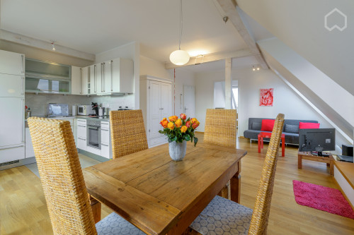 Stylish studio with the highest roof terrace in Bonn's Südstadt +++ right on the university campus