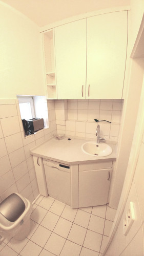 Modern old town apartment with gallery, centrally located below the castle