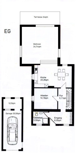 Modern family home with perfect train connection to Cologne
