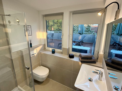 Modern & charming suite with big roof terrace (Langenhagen) - Gallery - 14