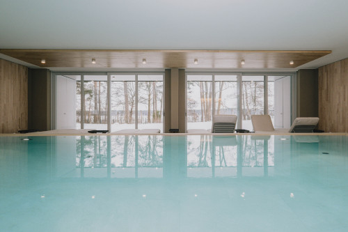 Exclusive 4-room apartment in Bad Saarow with lake view, pool, sauna and fireplace - Gallery - 7