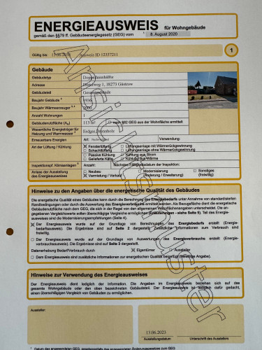 Haus 18273 Güstrow Dettmannsdorf top energetisch saniert mit Garten und überdachten Grillbereich