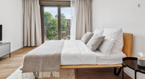 Bright 1 bedroom apartment in Moabit