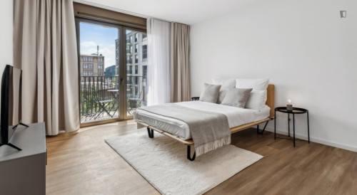 Bright 1 bedroom apartment in Moabit