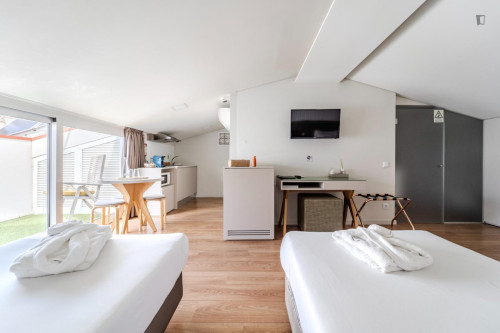 Bright studio near the centre of Braga