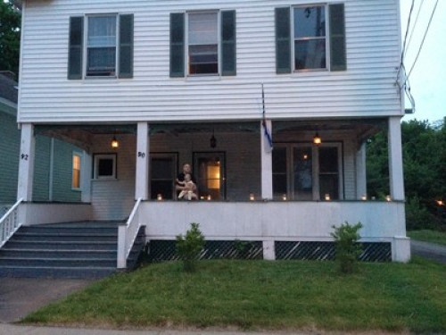 Outdoors family in Downtown Truro