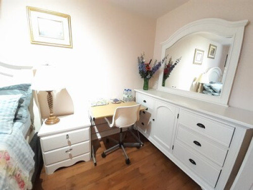 Modern room and bathroom available