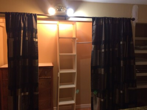 Quiet cozy space with a study room