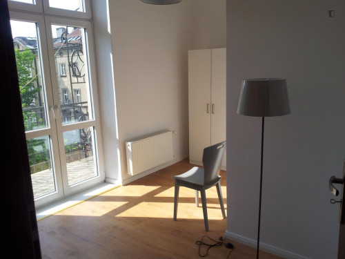 Spacious bedroom in 4 bedroom apartment