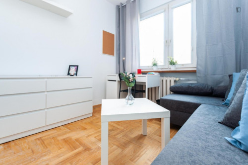 Cool little single bedrom in Ursynów