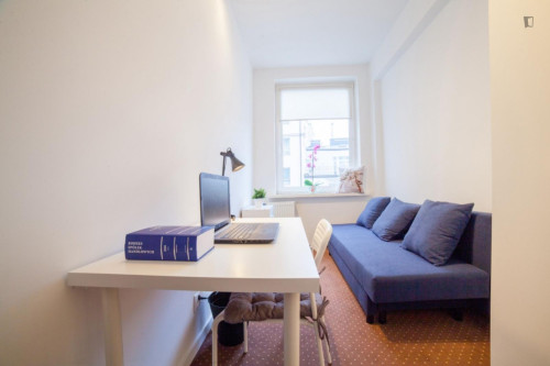 Lovely single bedroom in the Mokotów area